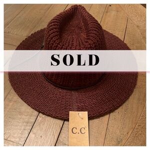 SOLD
CC Hat | Crocheted | Color: Berry | NWT
